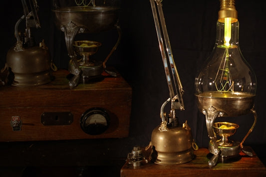 steampunk lamps ideas