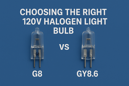 G8 vs GY8.6: Choosing the Right 120V Halogen Light Bulb