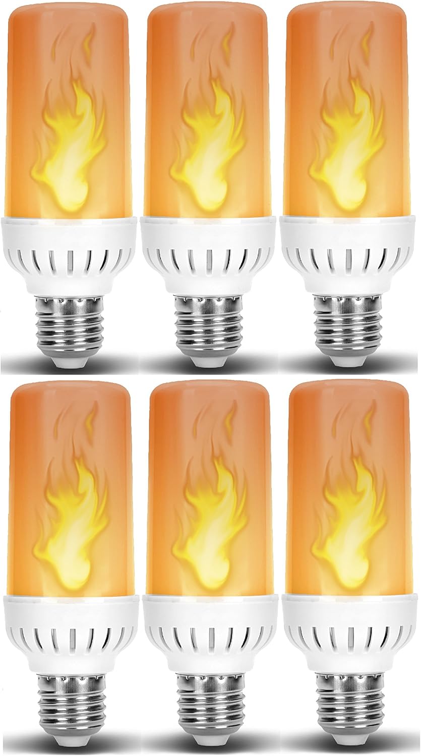 Flame Effect Fire LED Fire Light Bulb Flaming Flicker 120V 240V Screw Base