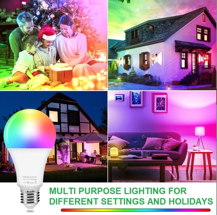 12V Color-Changing LED Bulb, 16 Colors, 3W, Remote, E26 Base – Accent Lighting, & Photography
