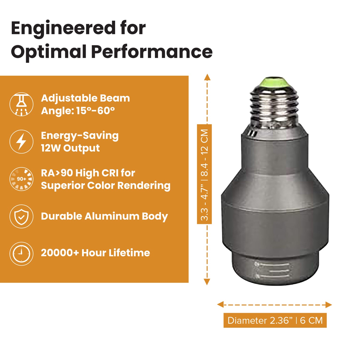 Adjustable Light Beam PAR20 PAR16 LED Spot Light Bulb 15°-60° Multi Angle Lamp l 9W WSP NSP