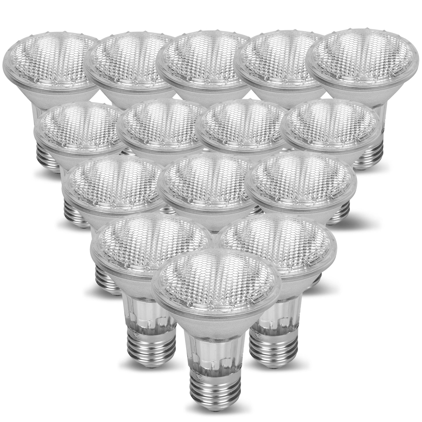 Dimmable PAR20 75W Halogen Light Bulb – Screw Base E26, 2700K 120V Narrow Flood Lamp for Track, Recessed Can, Ceiling, & All Indoor Lighting