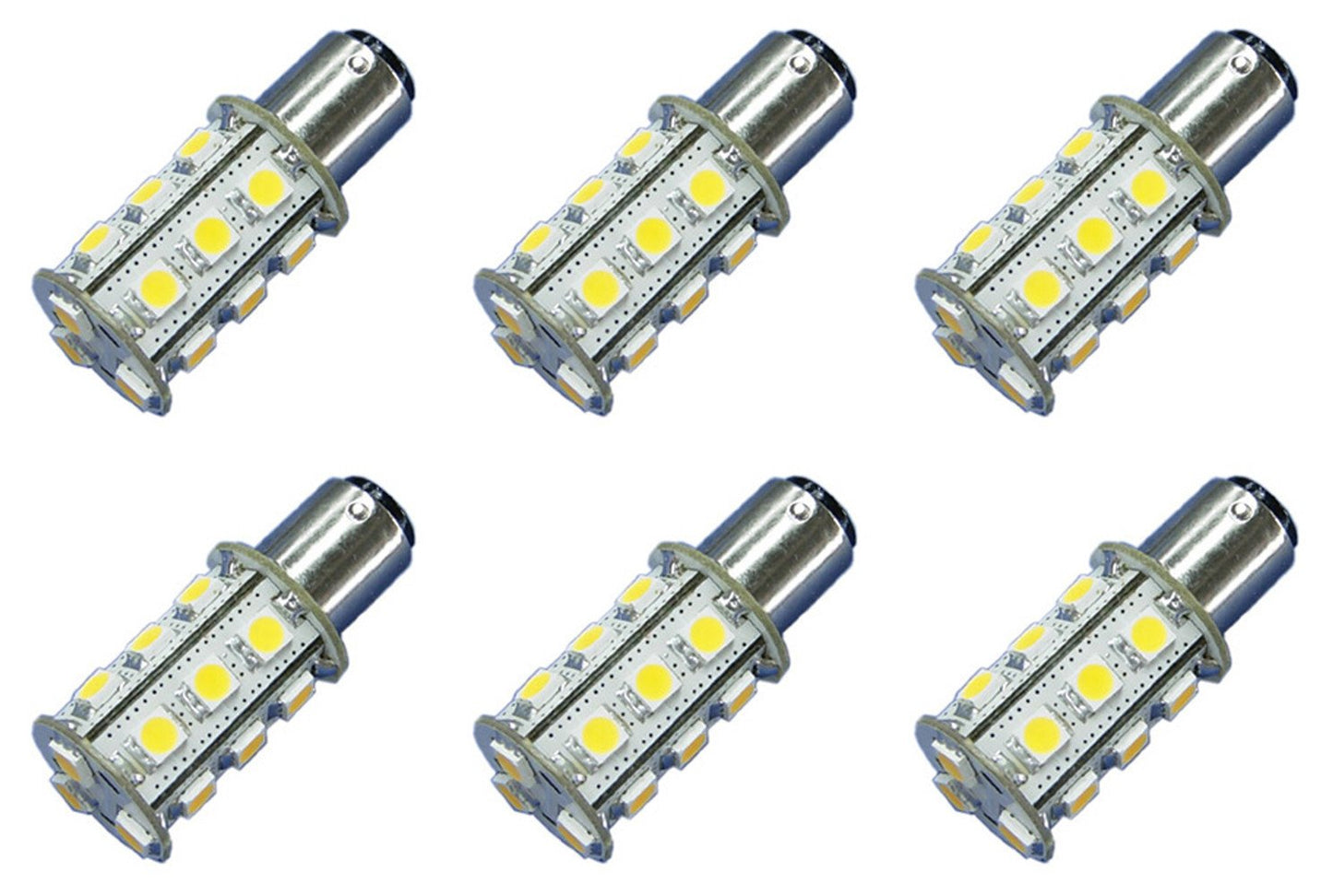 12V-24V DC Tower LED Light Bulb BAY15d 1157 Mini BC Blinker Lamp