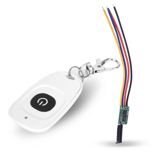 DC 3.7V 5V 12V 24V 1A Mini Wireless Remote Control Switch ON OFF Kit Momentary 433mHz