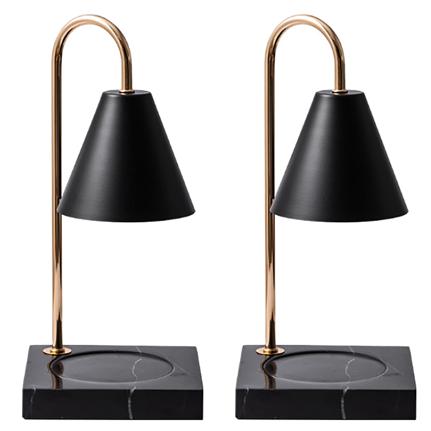 Create Ambiance With Scent and Lighting I Candle Warmer Wax Melter Desk Table Lamp in Black