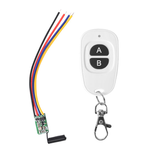 DC 3.7V 5V 12V 24V 1A Mini Wireless Remote Control Switch ON OFF Kit Latching 433mHz