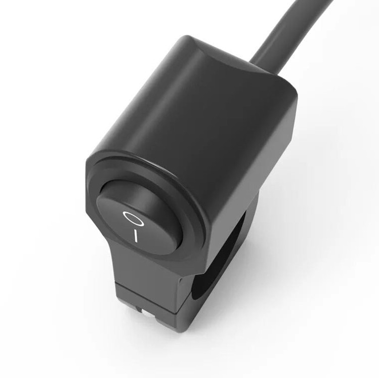 12 Volt On Off Wired Button Switch Full Aluminum Casing I IP67 Waterproof Motorcycle Bike 12V Control