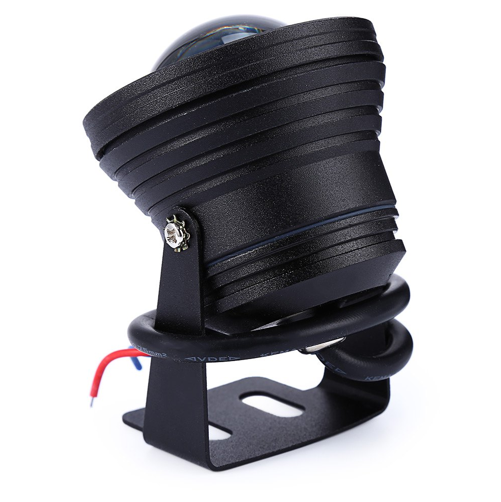 Color Changing RGB IP68 LED Outdoor Spot Light I DC 12 Volt 10 Watt 12" Wire