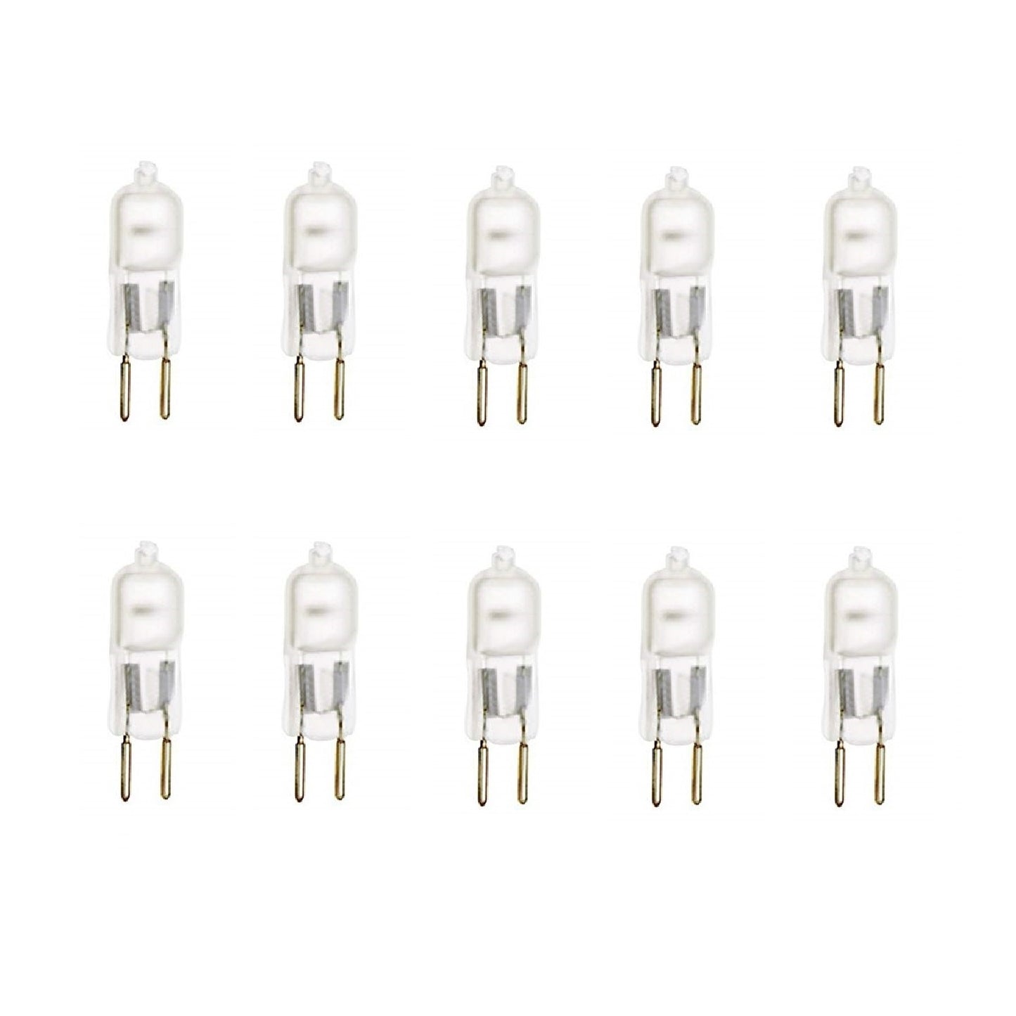 G4 Frosted Lense 35W 12V Halogen Light Bulb JC Pendant 2Pin Fitting I 10 Pack