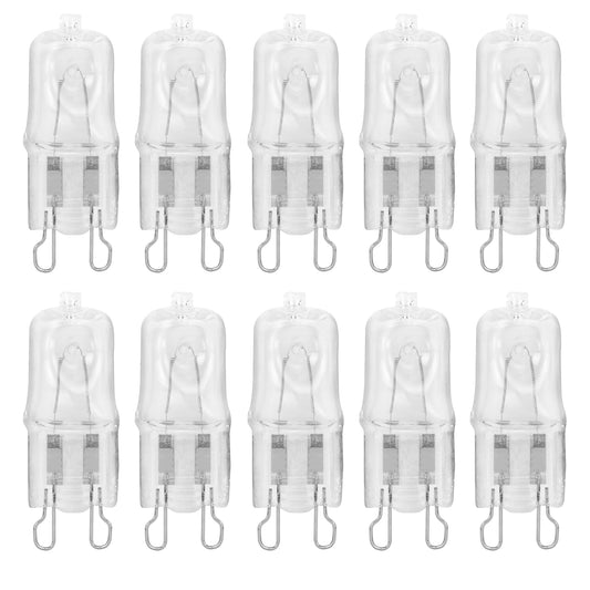 G9 Halogen Clear Housing Light Bulb 25W 40W 75W JCD 3416 Replacement I 10 Pack