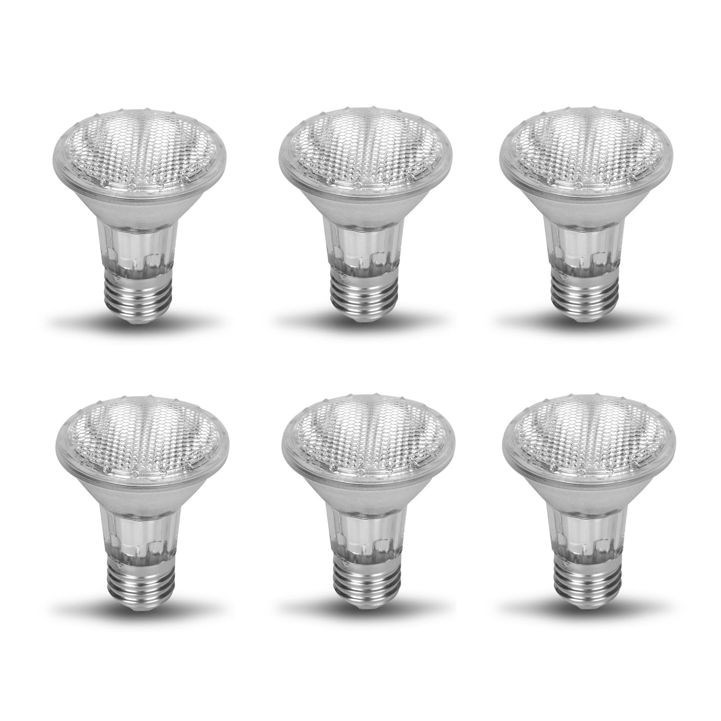 Dimmable PAR20 75W Halogen Light Bulb – Screw Base E26, 2700K 120V Narrow Flood Lamp for Track, Recessed Can, Ceiling, & All Indoor Lighting
