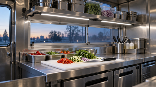 12V/24V LED Lighting for Food Trucks and Concession Trailers: Meeting the Food Code Without Running the Generator