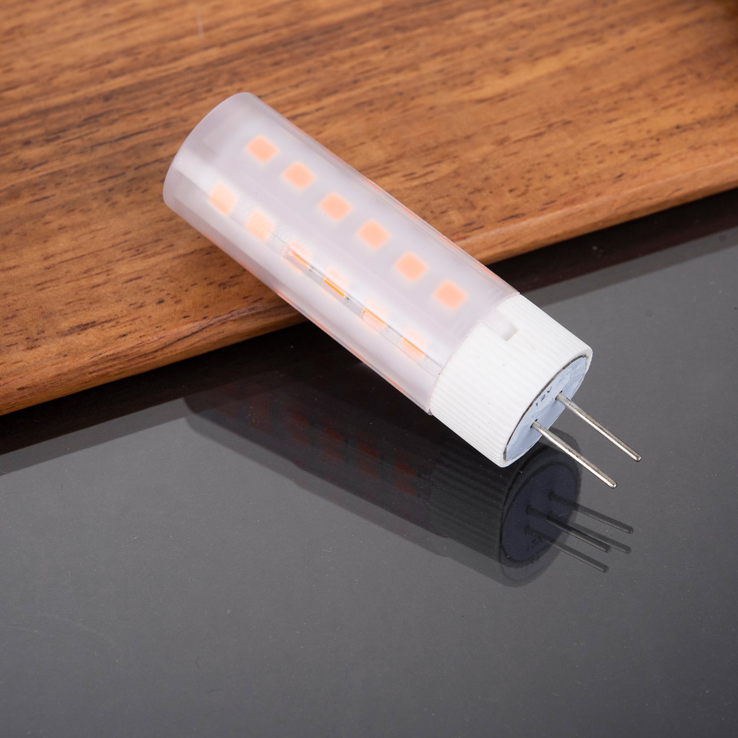 G4 JC Fire Effect Capsule Light Bulb l 12V Flaming Lamp JC T3 Bi-pin Flame