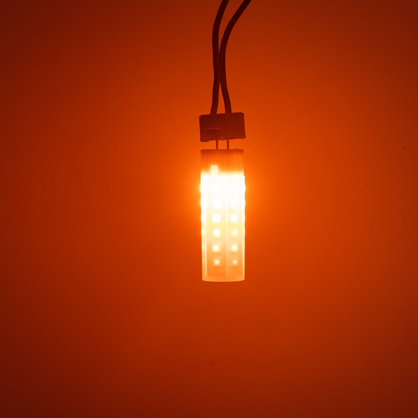 G4 JC Fire Effect Capsule Light Bulb l 12V Flaming Lamp JC T3 Bi-pin Flame