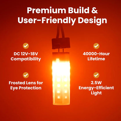 G4 JC Fire Effect Capsule Light Bulb l 12V Flaming Lamp JC T3 Bi-pin Flame