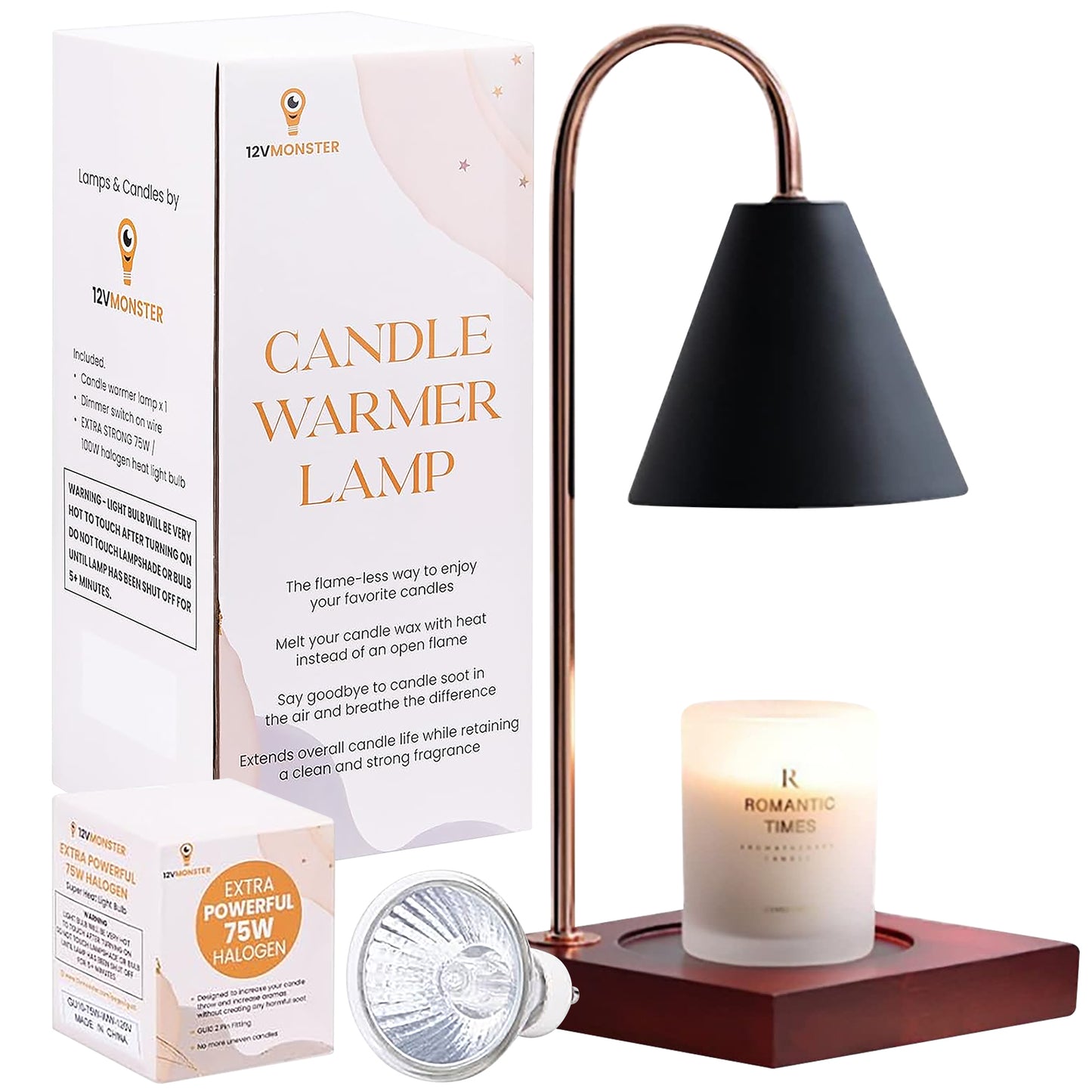 Candle Lamp with Dimmer Switch