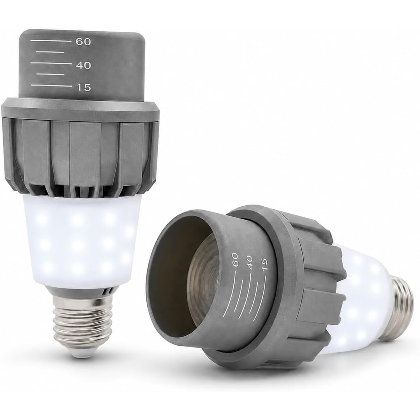 E26 LED Adjustable Beam Spotlight Bulb - 6000K PAR16/PAR20 Display Light with Side Accent Panel for Fixtures & Track Lighting