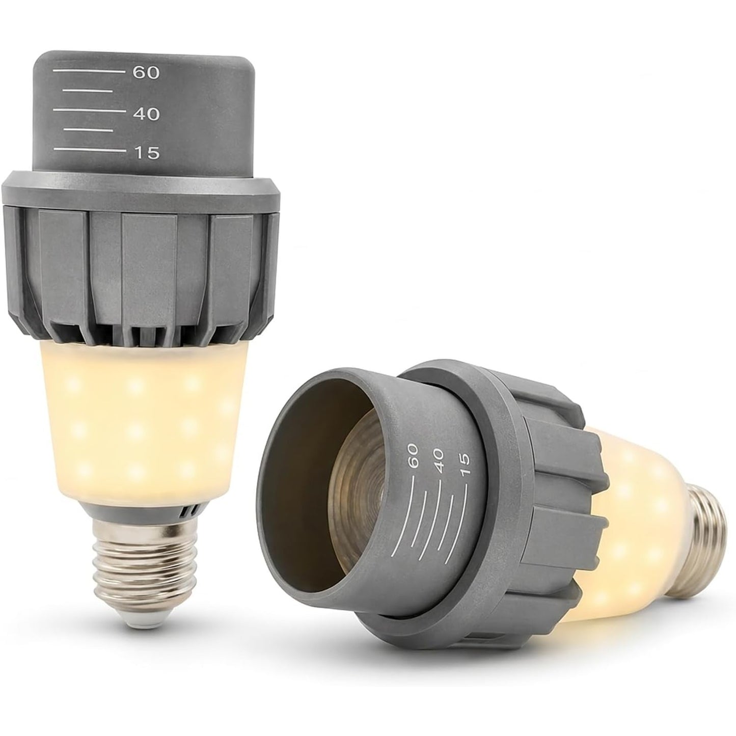 E26 LED Adjustable Beam Spotlight Bulb - 6000K PAR16/PAR20 Display Light with Side Accent Panel for Fixtures & Track Lighting