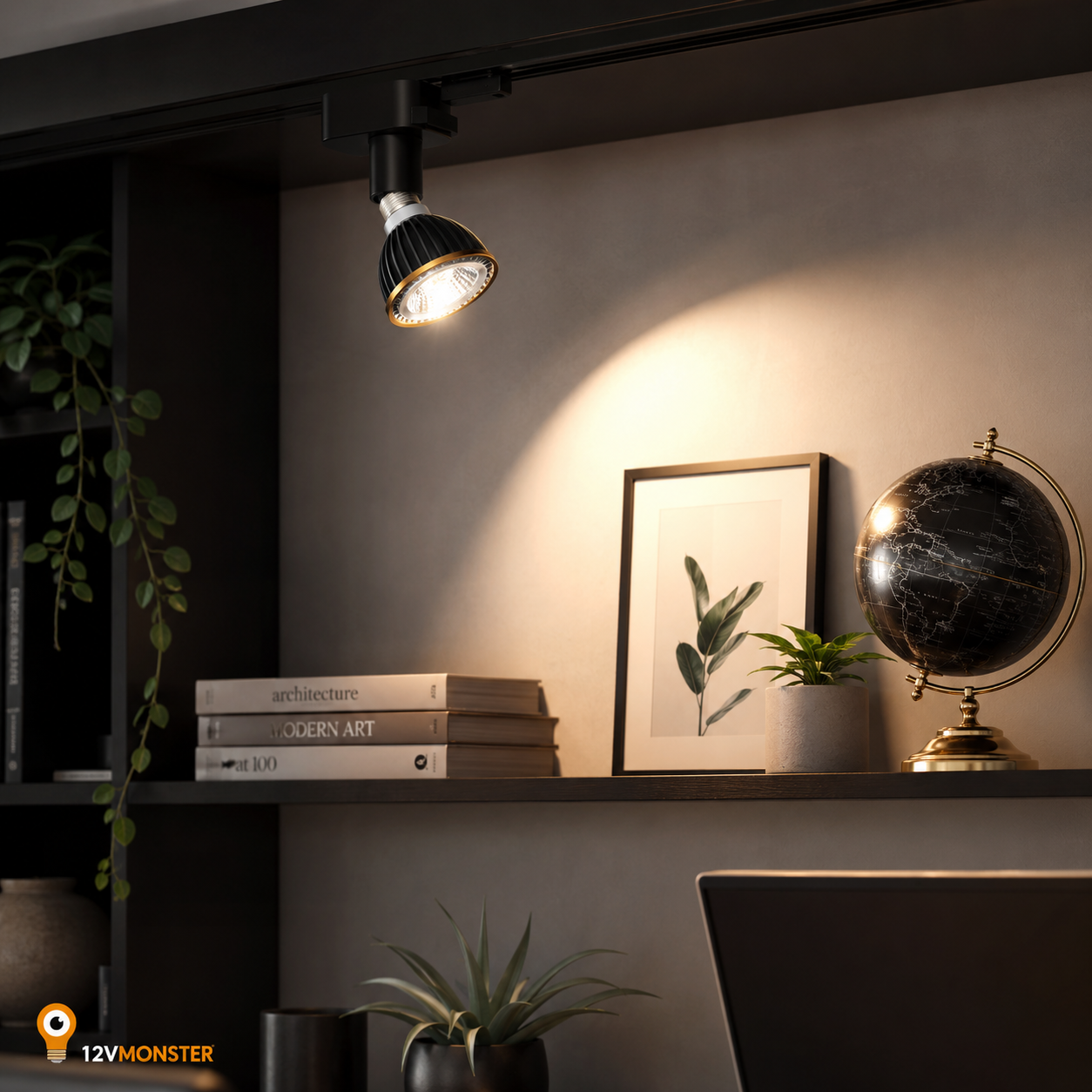 PAR20 World-Wide Voltage Black Low Energy Consumption Light Bulb Cool Warm