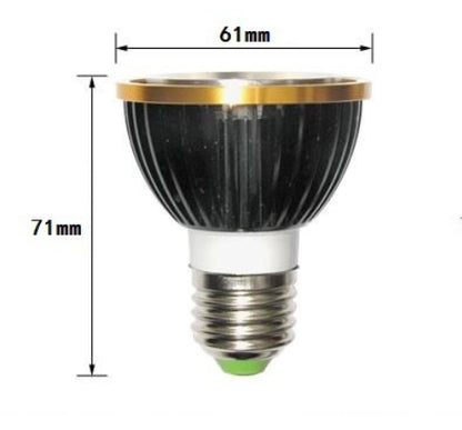 PAR20 World-Wide Voltage Black Low Energy Consumption Light Bulb Cool Warm