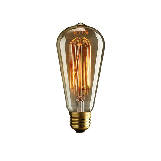 ST64 40W Retro Edison Antique Light Bulb Nostalgic Vintage Cage 240V