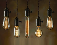 C35L 25 Watt Antique Glass Light Bulb E14 Base Fitting Lamp Candelabra 240V