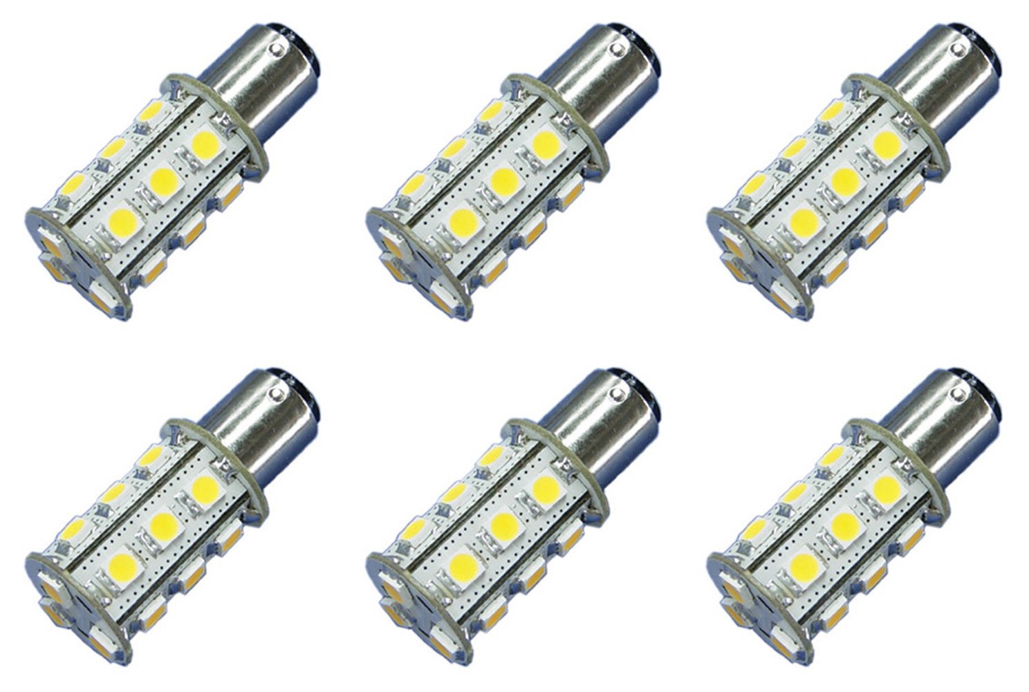 BA15s LED Miniglobe, 15xSMD 3528 51 Lumen grün 12V 0,9W DC-kompatibel 10-30V