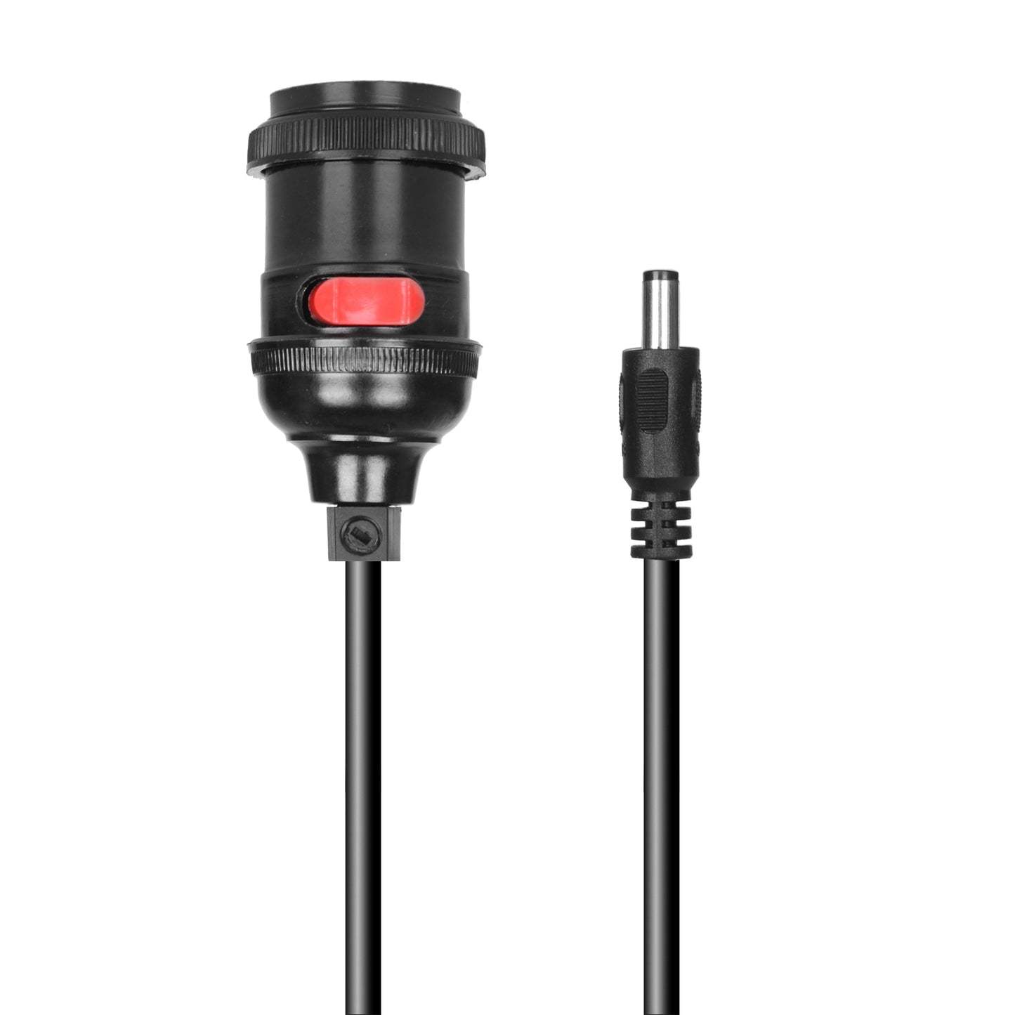 DC 12 Volt 2.1MM Connector E26 E27 Lamp Holder 8 Feet Wiring With On Off Switch