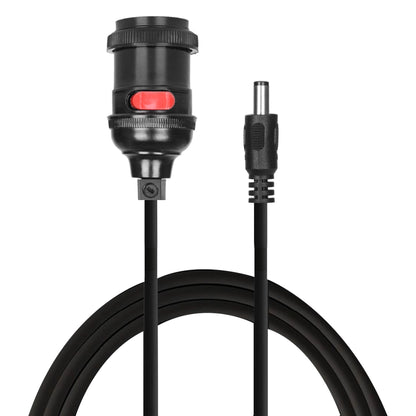 DC 12 Volt 2.1MM Connector E26 E27 Lamp Holder 8 Feet Wiring With On Off Switch