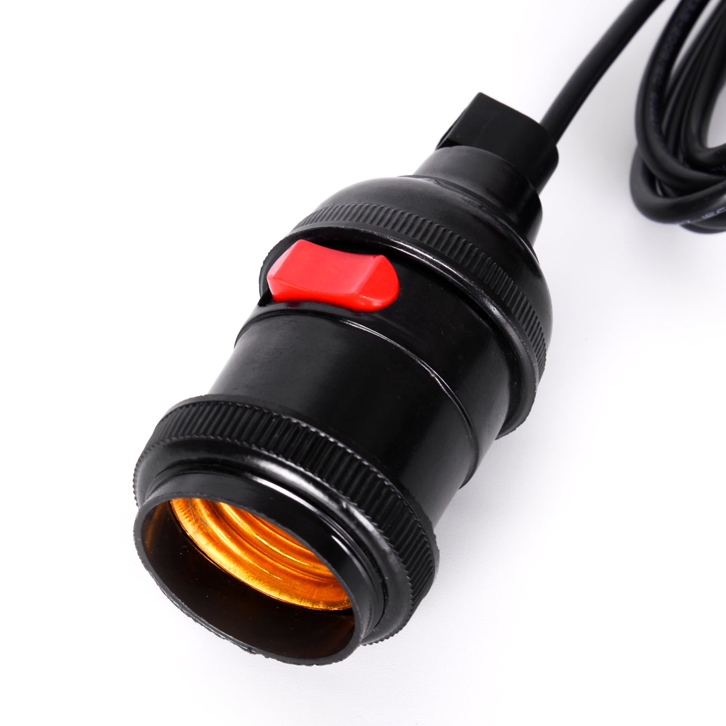 DC 12 Volt 2.1MM Connector E26 E27 Lamp Holder 8 Feet Wiring With On Off Switch