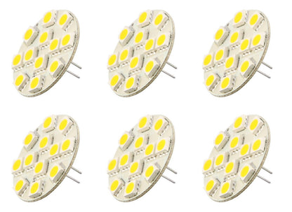 G4 JC 2.8W 12 Volt 24 Volt 2.8 Watt 5050 LED Light Bulb GX4 G4 Bi Pin Lamp Back Pin