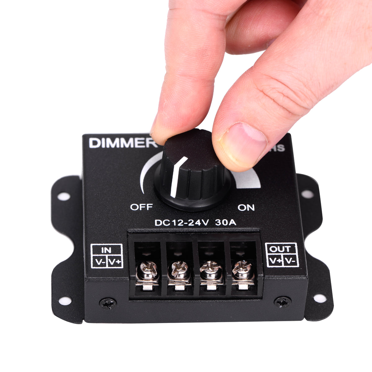 Hailege DC-Motor PWM-Drehzahlregler – 3–35 V, 5 A, 90 W, Mini-LED-Dimmer, Schalter, Für Bürstenmotoren, 2 Stück Hailege DC-Motor PWM-Drehzahlregler – 3–35 V, 5 A, 90 W, Mini-LED-Dimmer, Schalter, Für Bürstenmotoren, 2 Stück