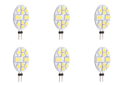 G4 JC 2.8W 12V-24V 5050 LED Light Bulb GX4 G4 Bi Pin Lamp Side Mount Pin