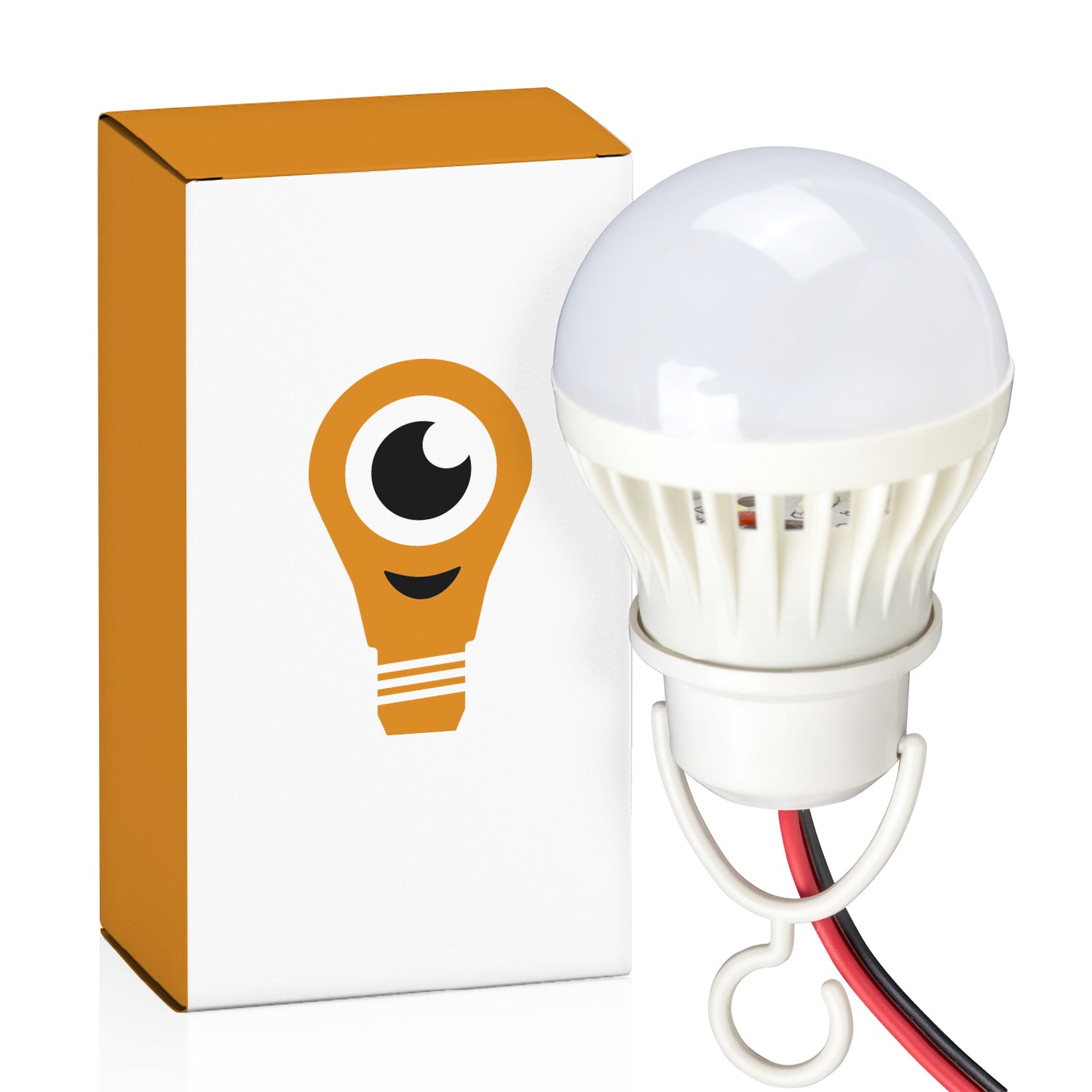 6V Battery Powered 3W Powerful LED Bulb w Wire and Clip - 12VMonster  Lighting
