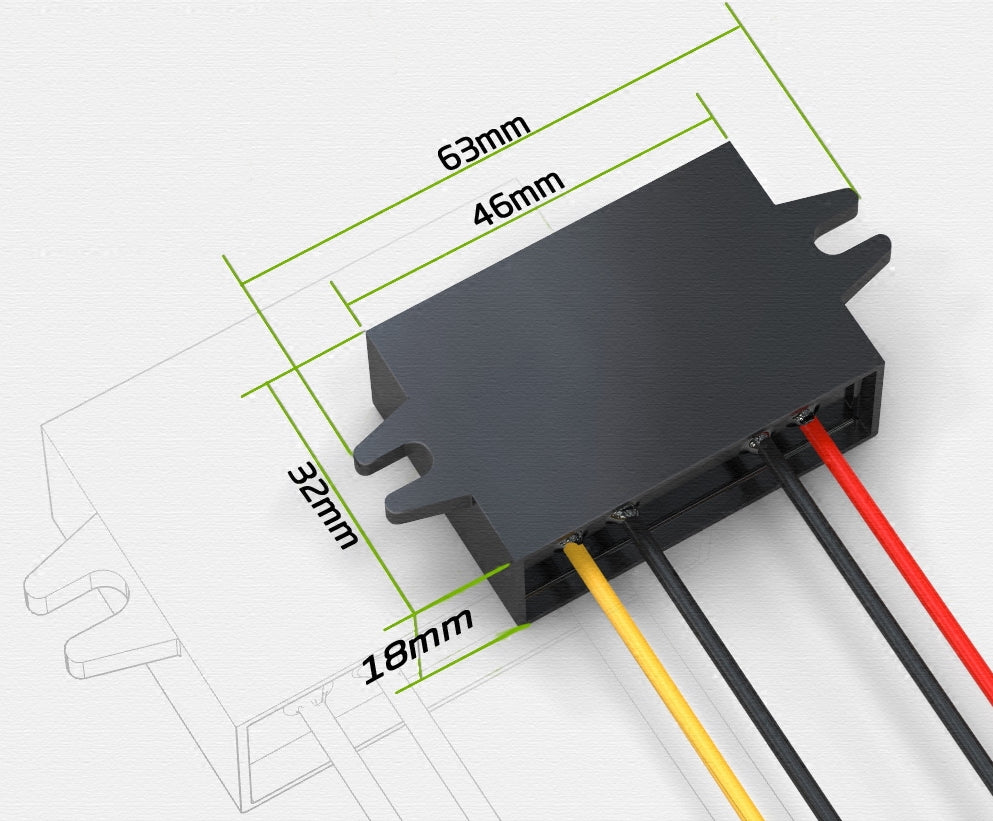 12 Volt LED Supply 5A Converter Outdoor Rectifier Waterproof 12V AC To DC Transformer