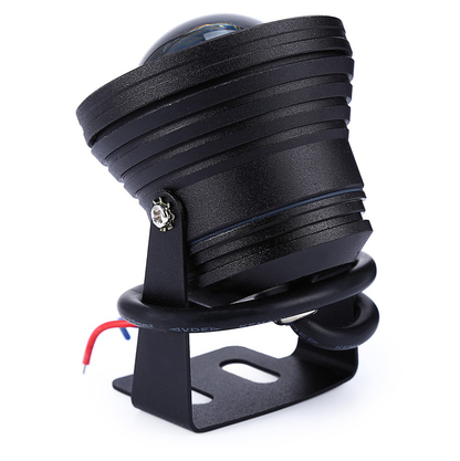 Color Changing RGB IP68 LED Outdoor Spot Light I DC 12 Volt 10 Watt 12" Wire