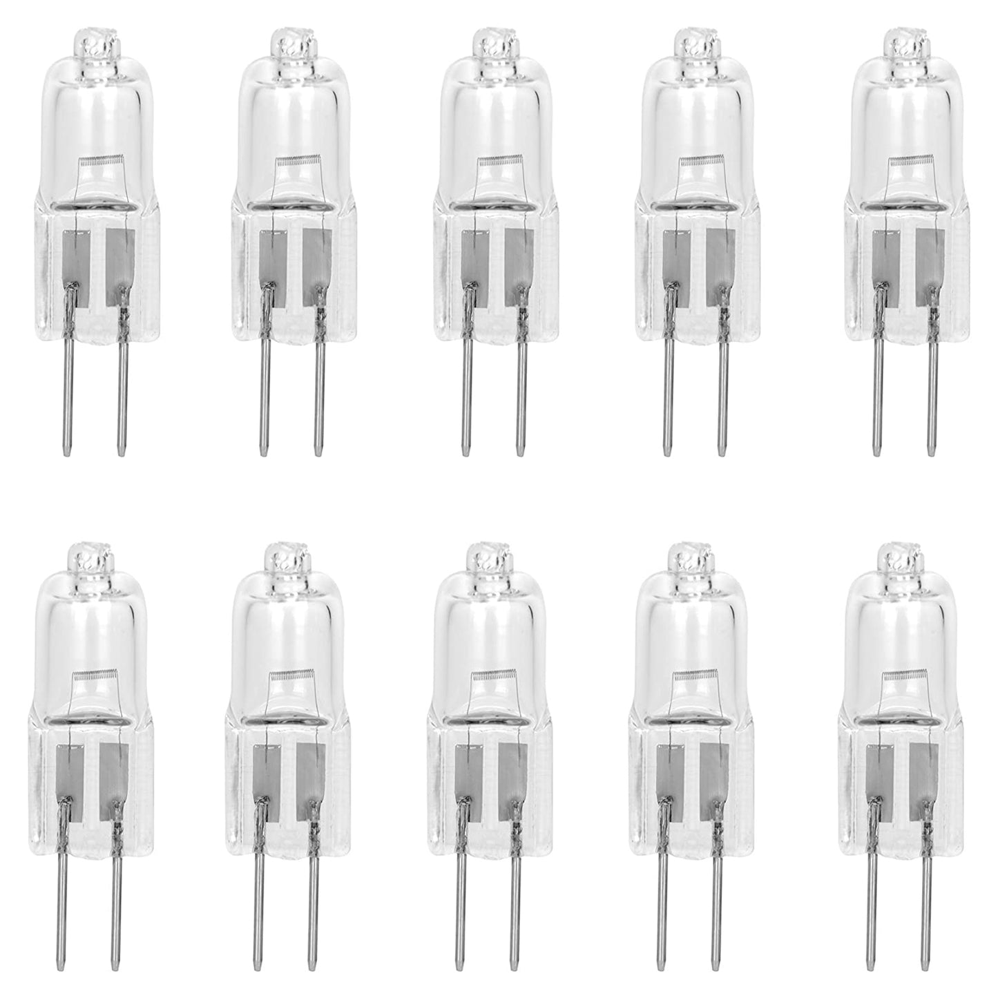 G4 10W 20W 35W 50W AC/DC 24V Clear Halogen Light Bulb JC 2Pin I 10 Pack