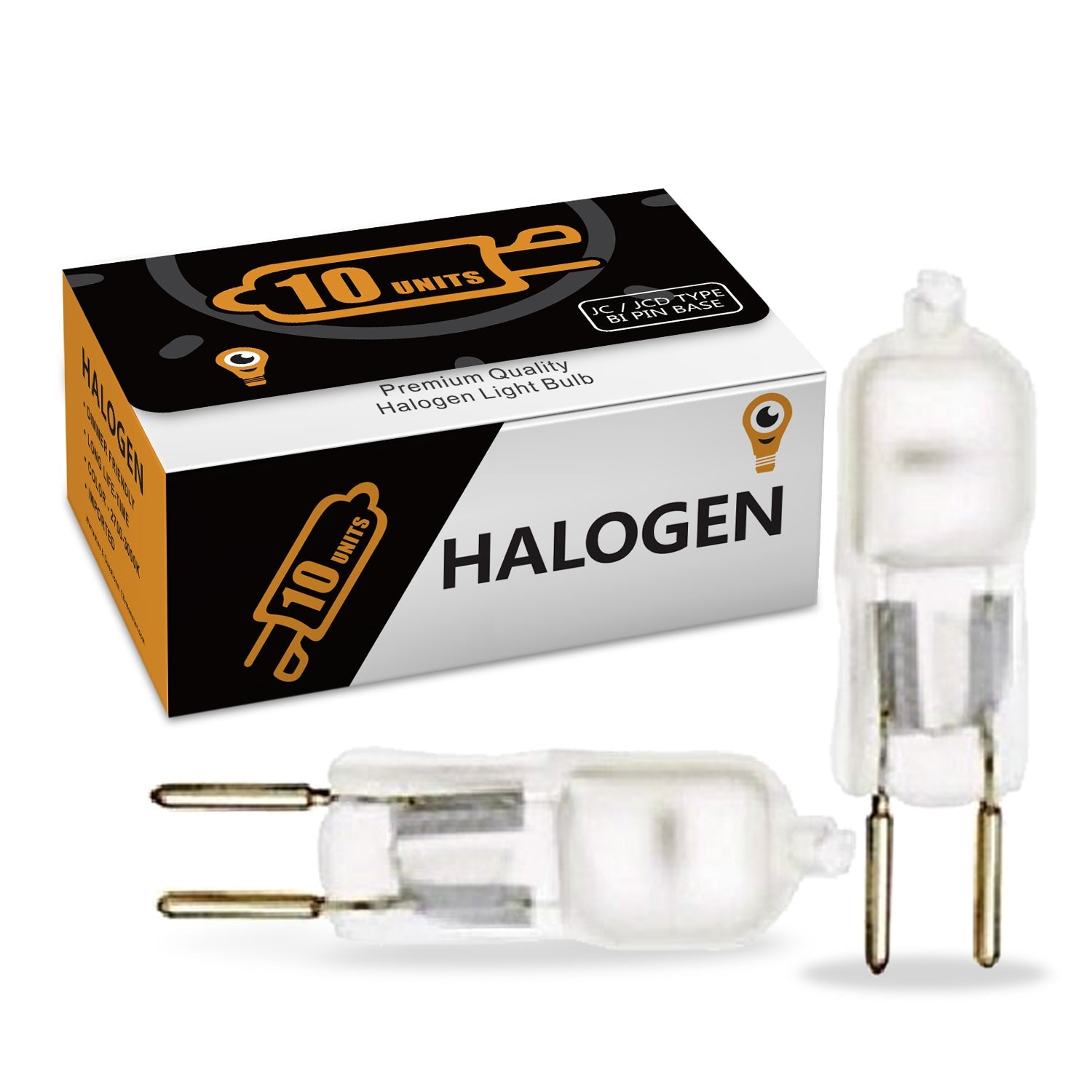 SCNNC G6.35 Halogen Light Bulbs 2 Pin 12V 35W Diable, 390L War White 2700K, GY6.35 Halogen