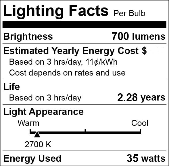 G5.3 JCD Frosted Halogen Light Bulb Desk Lamp Replacement 120V I 10 Pack