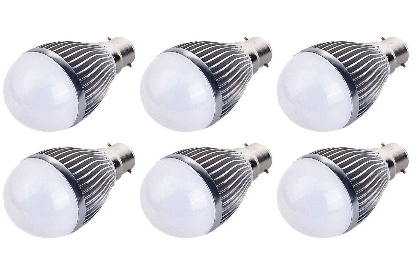 6W DC 12V-24V Heat Sink LED Lamp For Marine Light Bulb Replacements BC B22