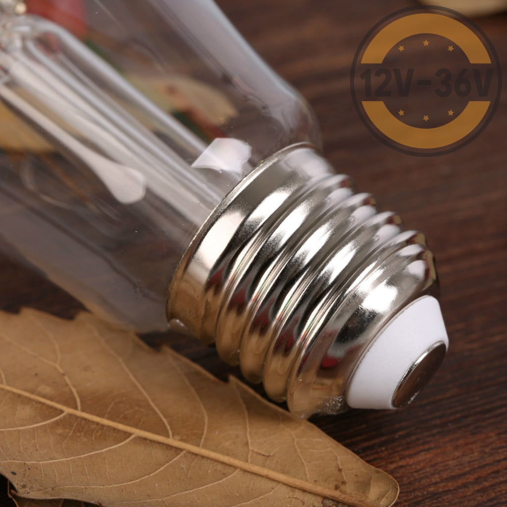 Dc 12V 24V 36V 4W Retro Led Filament St64 Bulb For Low Voltage Battery Lamp Light Bulb
