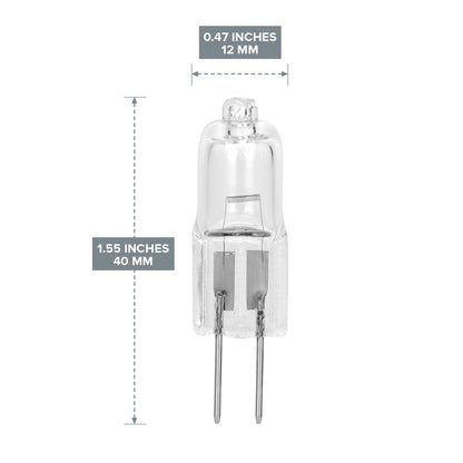 G4 10W 20W 35W 50W AC/DC 24V Clear Halogen Light Bulb JC 2Pin I 10 Pack