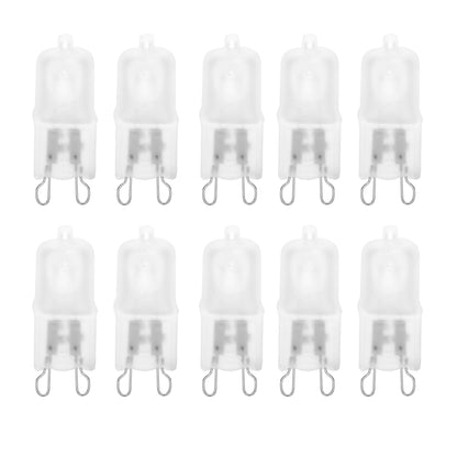 G9 Halogen Frosted Housing Light Bulb 25W 40W 75W JCD 2 Looped Pin I 10 Pack