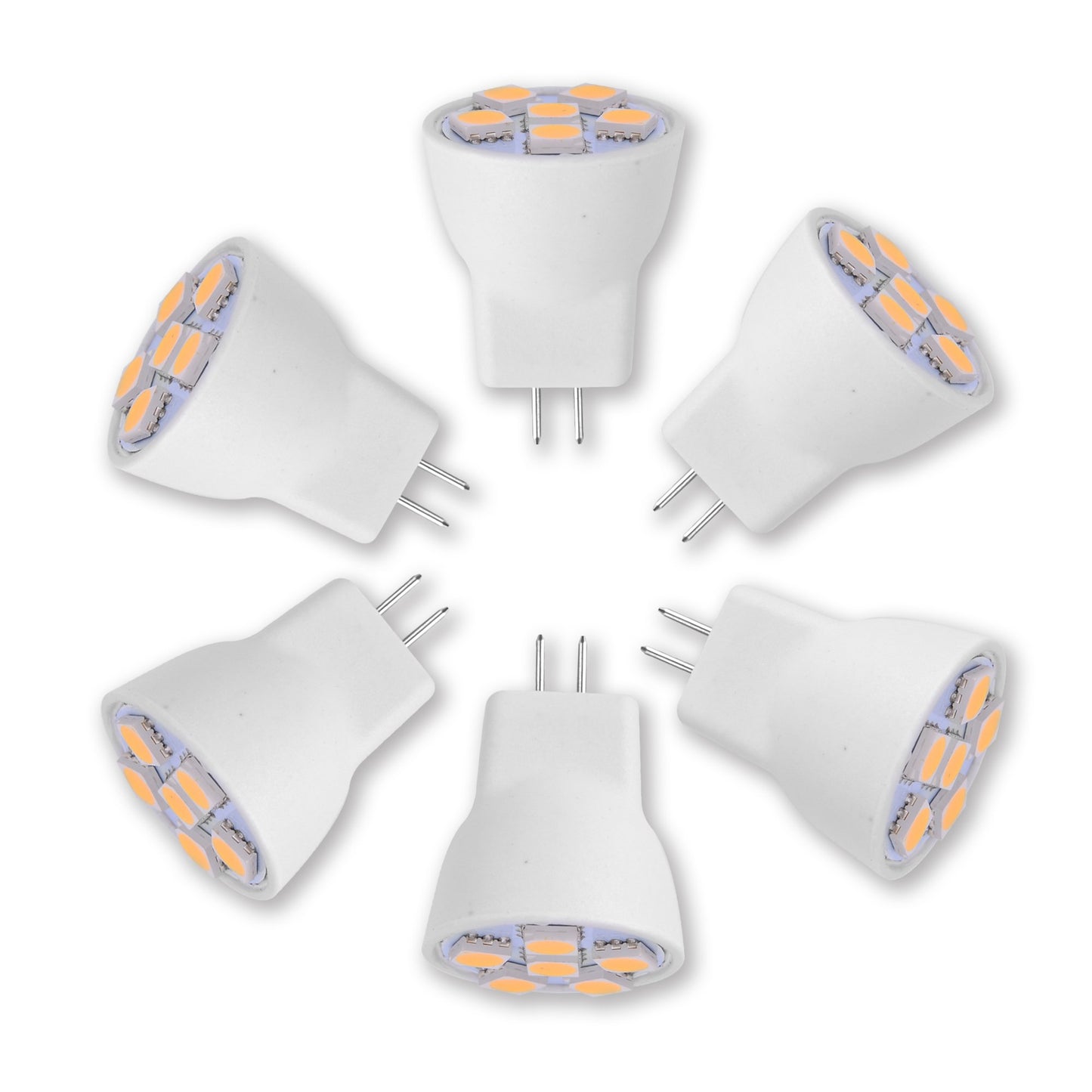 MR8 Mini Halogen Spot Light Bulb 25mm 1" Diameter Small Recessed Fixtures 12V